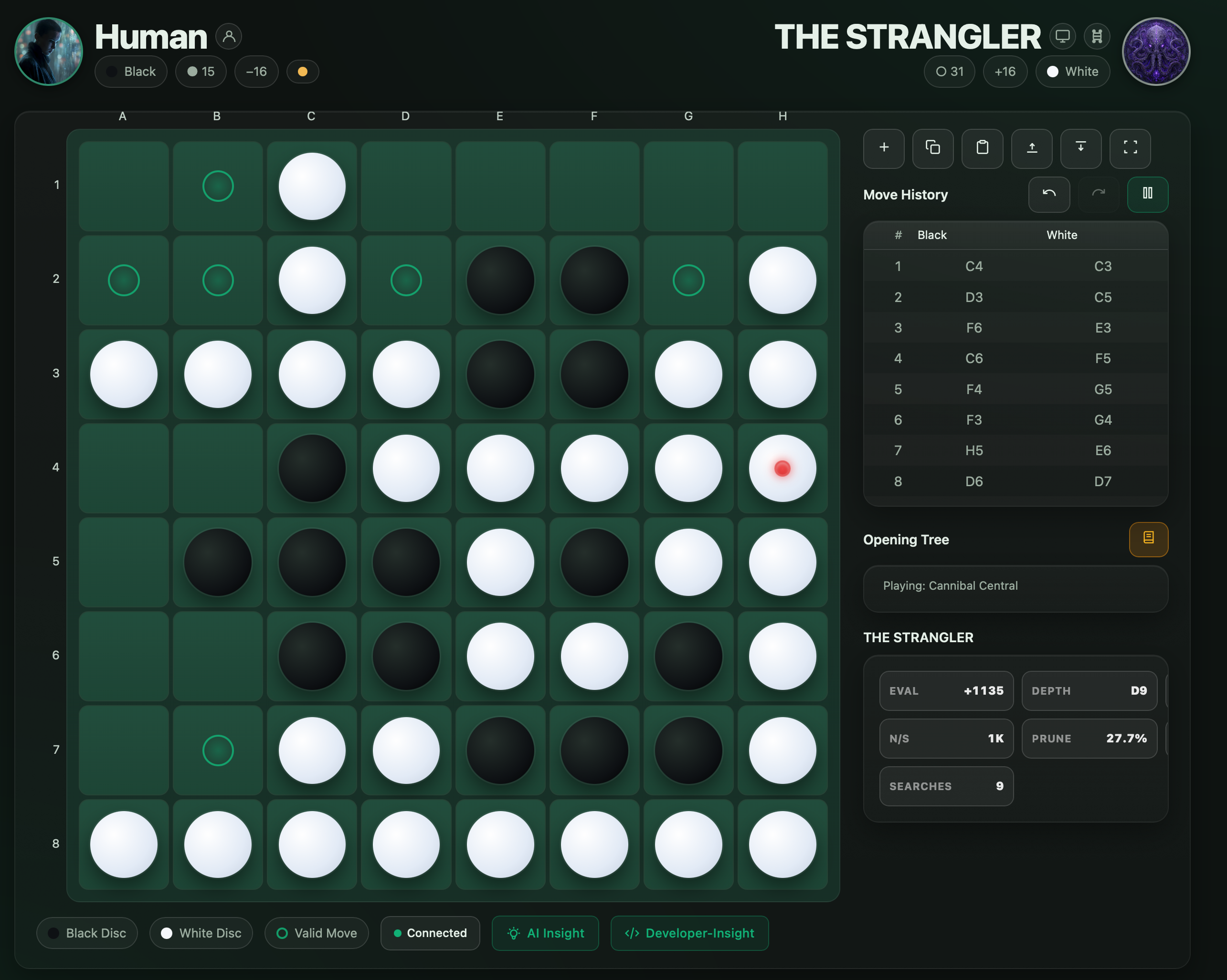 reversi42 screenshot